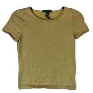 Ralph Lauren Gold Short Sleeve Tee